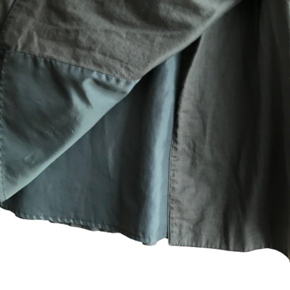 H&M Olive Green Double Button High-rise Skirt - Picture 3 of 4